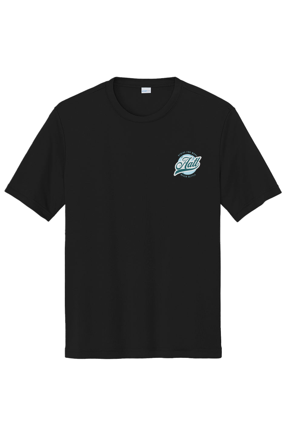 strive for more adult shirt- black