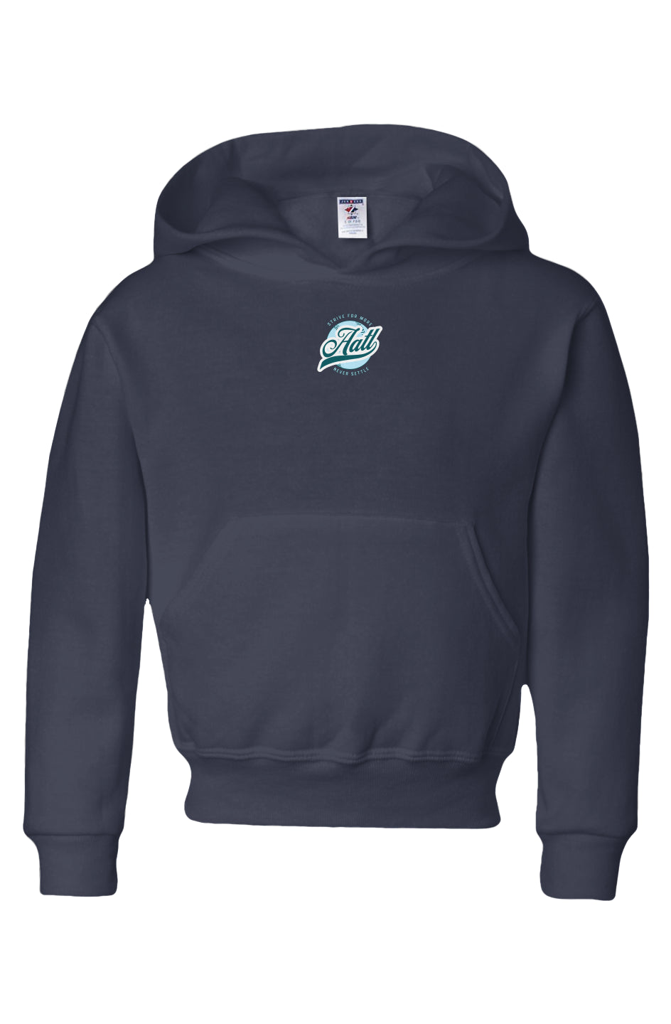 Strive For More Youth Hoodie - Charcoal
