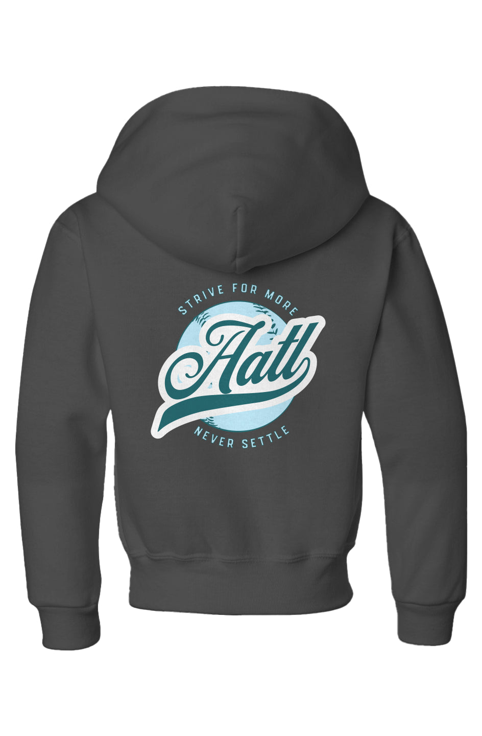 Strive For More Youth Hoodie - Charcoal