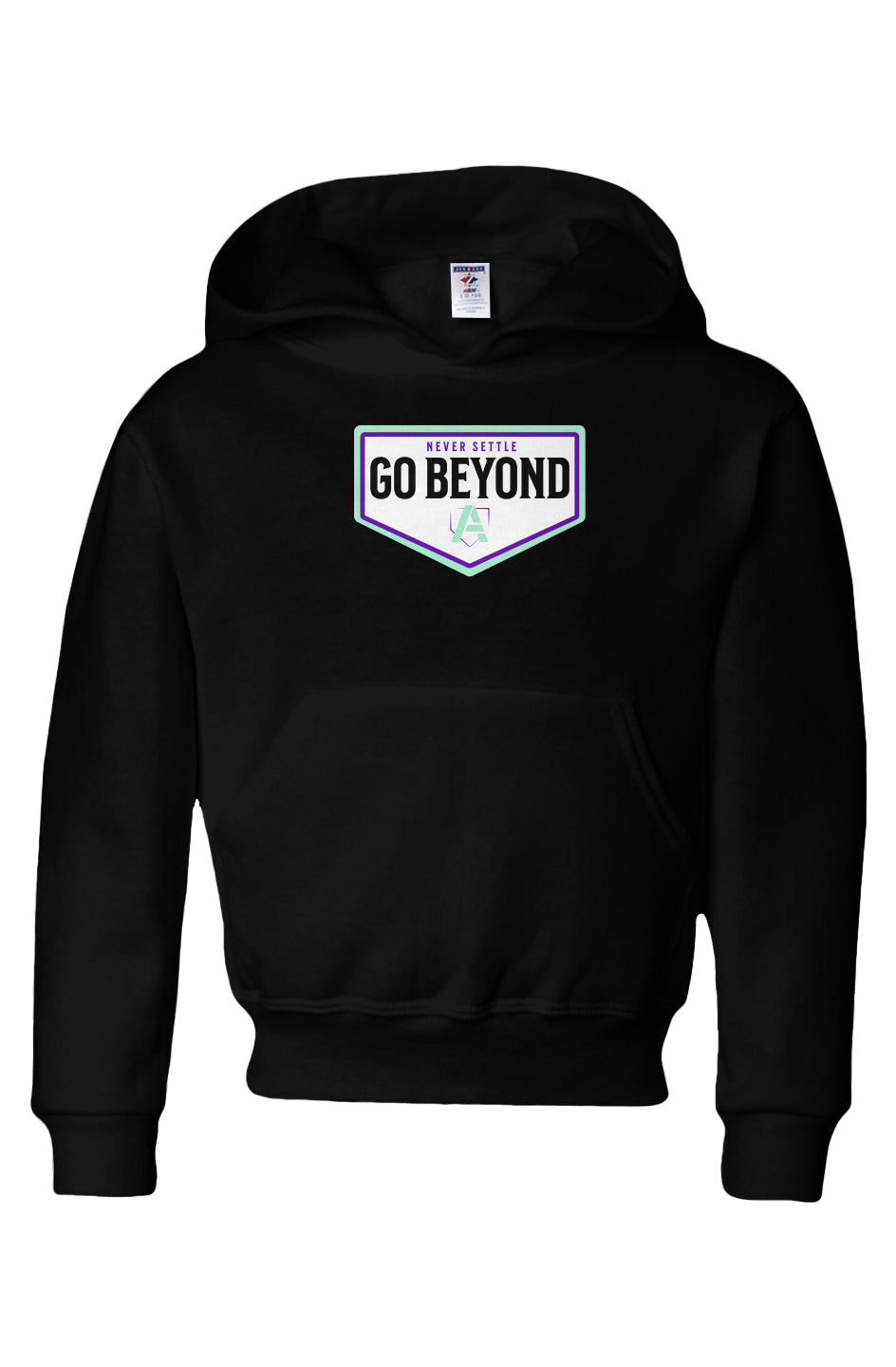 Go Beyond Youth Hoodie - Charcoal