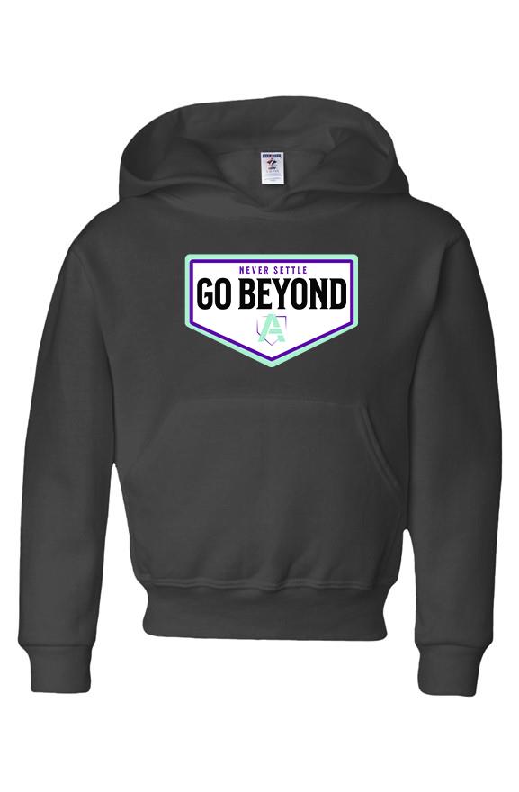 Go Beyond Youth Hoodie - Charcoal