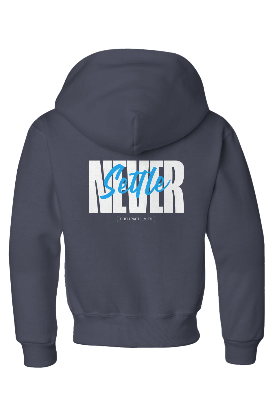 Push Past Limits Youth Hoodie - Black
