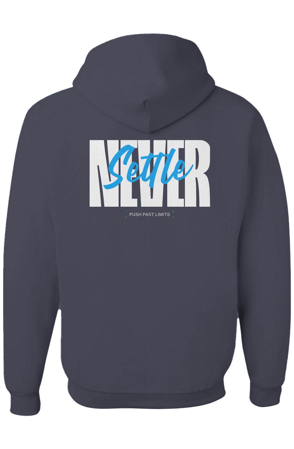 Push Past Limits Adult Hoodie - Navy