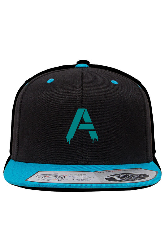 The Drip Snapback- Teal