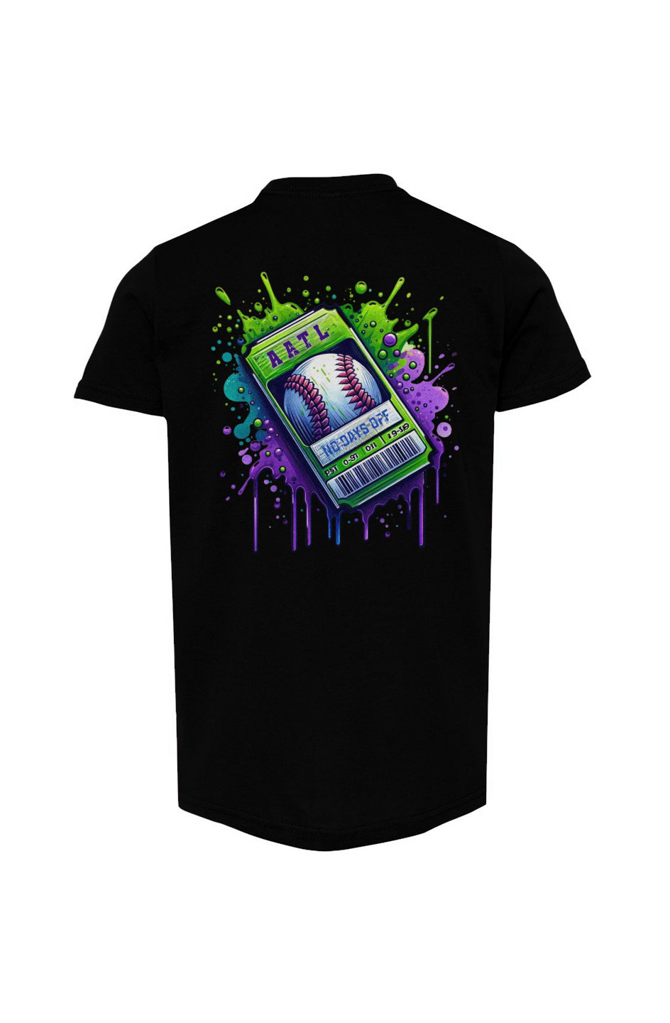 Game Day Ticket Youth T-shirt- Silver