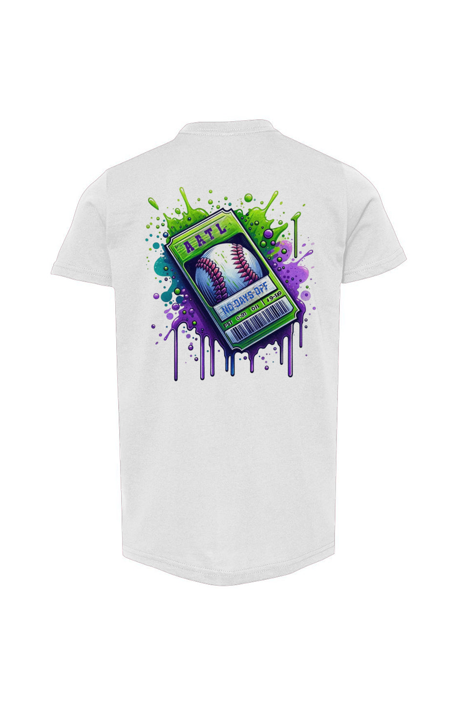 Game Day Ticket Youth T-shirt- Black