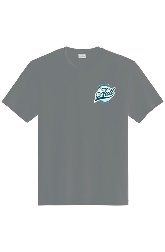 strive for more youth shirt- grey