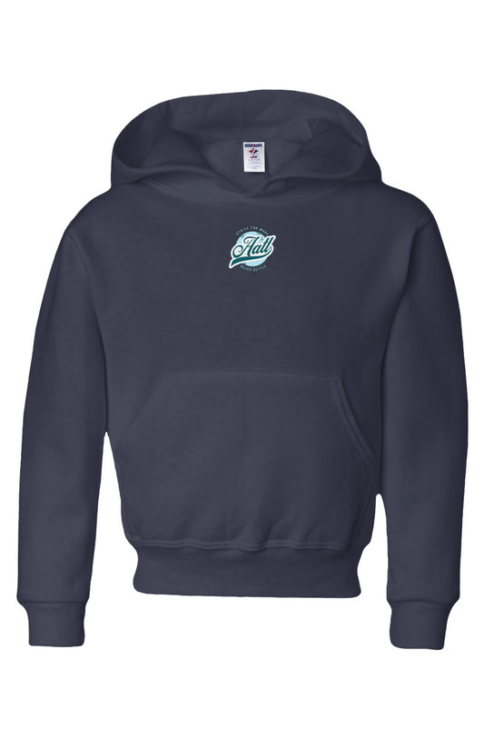 Strive For More Youth Hoodie- Navy