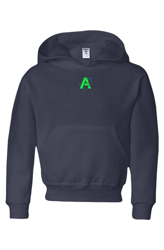 Push Past Limits Youth Hoodie - Navy