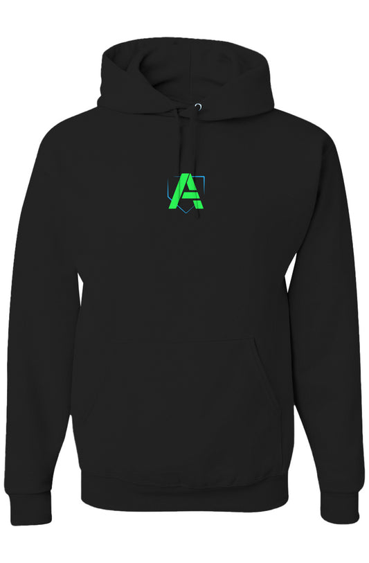 Push Past Limits Adult Hoodie - Black