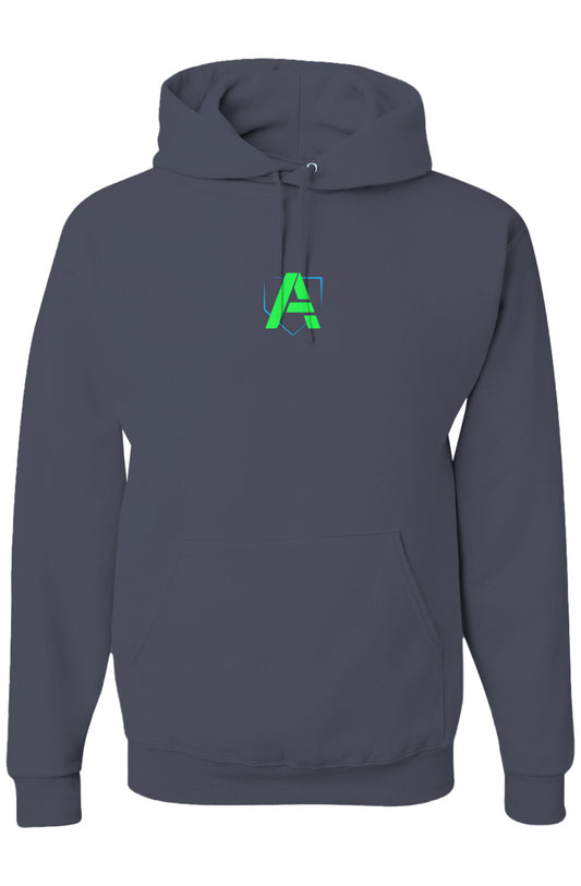 Push Past Limits Adult Hoodie - Navy