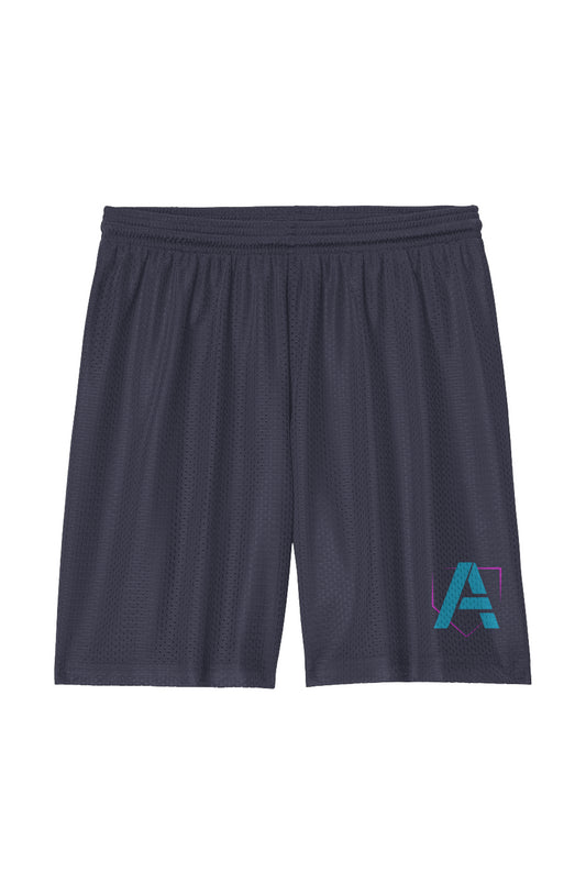Never Settle Adult Shorts- Blue